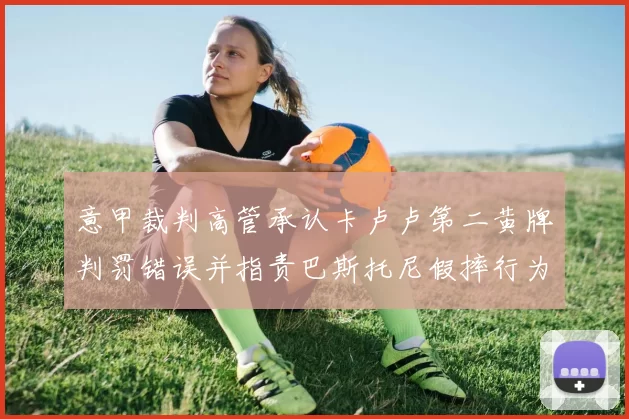 意甲裁判高管承认卡卢卢第二黄牌判罚错误并指责巴斯托尼假摔行为